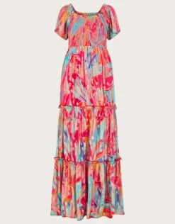 MONSOON Ariel Metallic Maxi Dress Multi -Amour Fashion 01 64024108 5