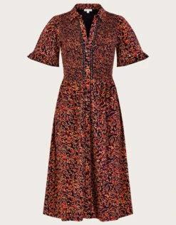 MONSOON Print Shirt Dress Red -Amour Fashion 01 64070709 5