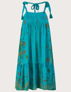 MONSOON Tile Print Flippy Dress Blue 11 MONSOON Tile Print Flippy Dress Blue -Amour Fashion 01 64177880 5