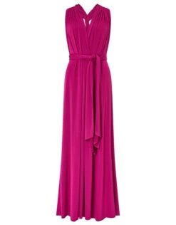MONSOON Tallulah Twist Me Tie Me Jersey Bridesmaid Dress Pink -Amour Fashion 01 84229110 1