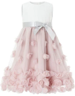 MONSOON Baby Ianthe Floral Occasion Dress Pink -Amour Fashion 01 91302339 1
