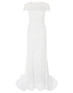 MONSOON Rebecca Chantilly Lace Bridal Dress Ivory -Amour Fashion 01 95191946 4