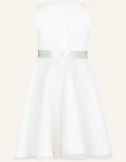 MONSOON Freya Scuba Bridesmaid Dress Ivory -Amour Fashion 02 31823026 3