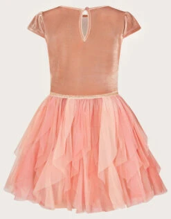 MONSOON Velvet Disco Butterfly Dress Pink -Amour Fashion 02 41432612 3