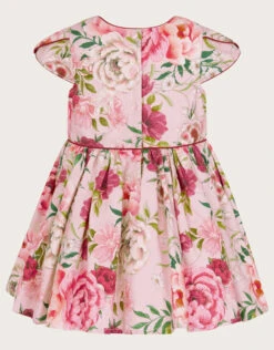 MONSOON Baby Floral Jacquard Dress Pink -Amour Fashion 02 51213212 3