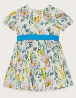 MONSOON Baby Pretty Floral Print Dress Blue -Amour Fashion 02 51217302 3