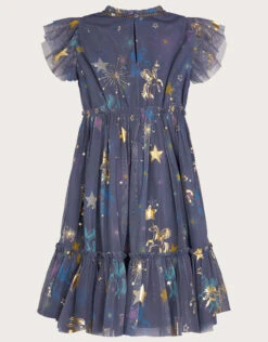 MONSOON Celestial Unicorn Dress Blue -Amour Fashion 02 51300602 3