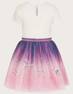 MONSOON Unicorn Ombre Disco Dress Ivory -Amour Fashion 02 51303526 3