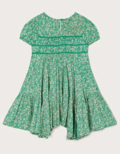 MONSOON Woven Flowerburst Short Sleeve Dress Green -Amour Fashion 02 51304307 3