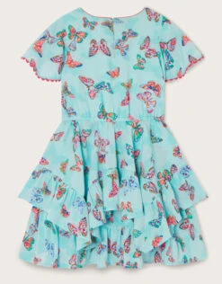 MONSOON Butterfly Woven Dress Blue -Amour Fashion 02 51309202 3