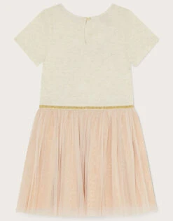 MONSOON Unicorn Rainbow Disco Dress Nude -Amour Fashion 02 51314537 3