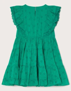 MONSOON Broderie Frill Dress Green -Amour Fashion 02 51314807 3