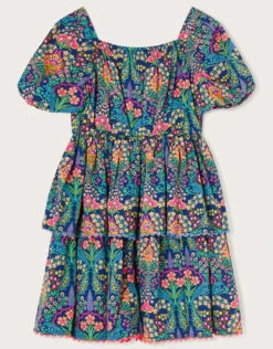 MONSOON Paisley Dress In Recycled Polyester Multi -Amour Fashion 02 51315229 3