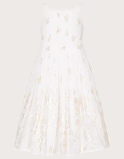 MONSOON Boutique Butterfly Foil Dress White -Amour Fashion 02 51318228 3