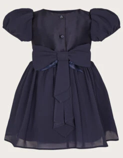 MONSOON Baby Cherish Chiffon Bridesmaid Dress Blue -Amour Fashion 02 51503306 3