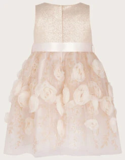 MONSOON Baby Ella Roses 3D Dress Gold -Amour Fashion 02 51506832 3