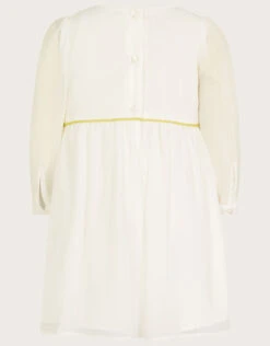 MONSOON Baby Embroidered Tunic Dress Ivory -Amour Fashion 02 51510726 3