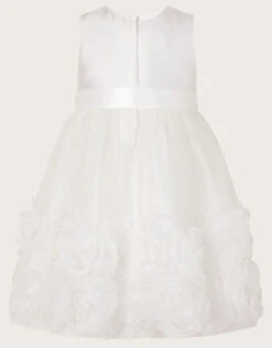 MONSOON Baby Odette Blossom 3D Dress Ivory -Amour Fashion 02 51511226 3