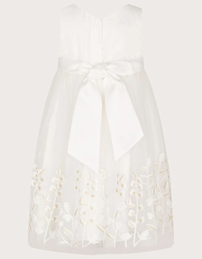 MONSOON Baby Lilly Embroidered Meadow Maxi Dress Ivory 4 MONSOON Baby Lilly Embroidered Meadow Maxi Dress Ivory - Image 2