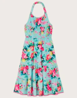 MONSOON Floral Tiered Midi Dress Blue -Amour Fashion 02 51618004 3