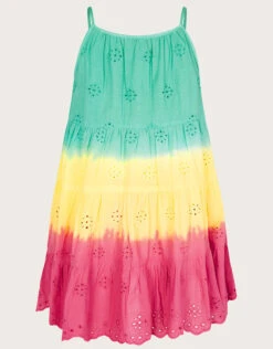 MONSOON Dip Dye Broderie Dress Multi -Amour Fashion 02 51622329 3