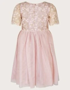 MONSOON Orianna Lace Tulle Dress Pink -Amour Fashion 02 51800512 3