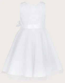 MONSOON Freya Scuba Lace Communion Dress White 6 MONSOON Freya Scuba Lace Communion Dress White -Amour Fashion 02 51803128 3