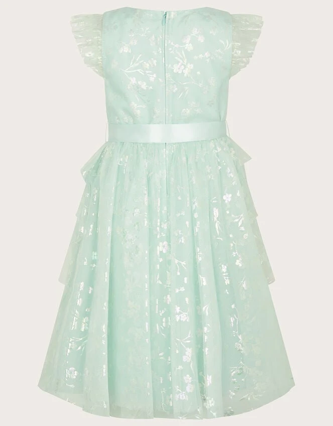 MONSOON Pia Tiered Dress Green 5 MONSOON Pia Tiered Dress Green - Image 3