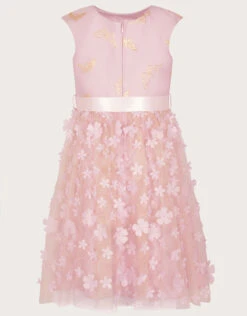 MONSOON Vanda Glitter Jacquard Dress Pink -Amour Fashion 02 51817212 3