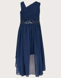 MONSOON Abigail One-Shoulder Prom Dress Blue -Amour Fashion 02 51822406 3