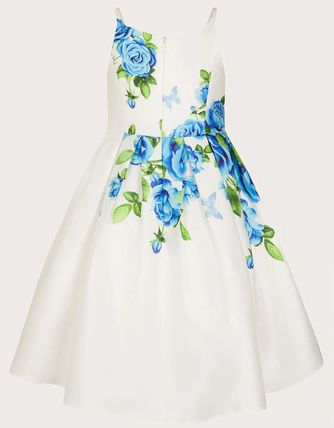 MONSOON Romany Roses Duchess Twill Dress Ivory 4 MONSOON Romany Roses Duchess Twill Dress Ivory - Image 2