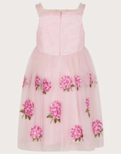 MONSOON Harriet Hydrangea Embroidered Tulle Dress Pink 6 MONSOON Harriet Hydrangea Embroidered Tulle Dress Pink -Amour Fashion 02 51829712 3
