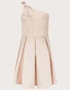 MONSOON Jacquard One-Shoulder Dress Gold -Amour Fashion 02 51830132 3