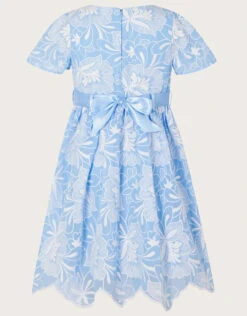 MONSOON Mallory Embroidered Dress Blue -Amour Fashion 02 51831902 3