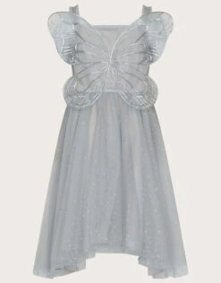MONSOON Land Of Wonder Butterfly Wings Glitter Dress Grey -Amour Fashion 02 51837120 3