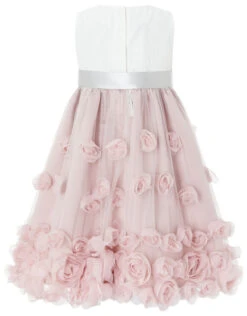 MONSOON Baby Ianthe 3D Flower Dress Pink -Amour Fashion 02 71303639 2 highres