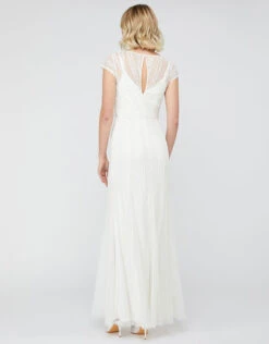 MONSOON Nora Embellished Fishtail Bridal Dress Ivory -Amour Fashion 02 84012546 2 highres