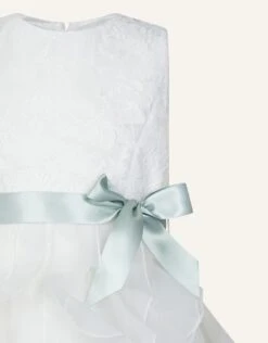MONSOON Lace Ruffle Dress Ivory -Amour Fashion 03 31807226 4