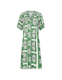 East Ula Print Dress Green -Amour Fashion 03 41547107 2