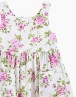 Trotters Adelina Vintage Rose Cross-Back Dress Pink -Amour Fashion 03 41549912 3