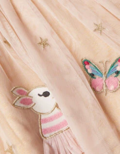 MONSOON Baby Disco Bunny Dress Nude -Amour Fashion 03 51214737 4