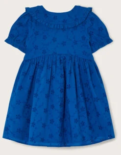 MONSOON Baby Broderie Dress Blue -Amour Fashion 03 51216402 3