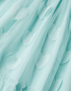 MONSOON Baby 3D Heart Mesh Dress Blue -Amour Fashion 03 51216702 4