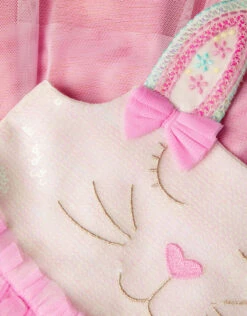 MONSOON Baby Novelty Bunny Disco Dress Pink -Amour Fashion 03 51217712 4