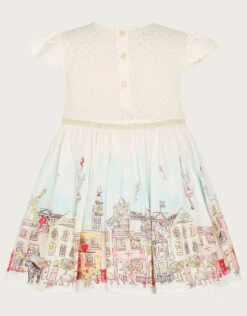 MONSOON Baby London Scene 2-in-1 Dress Ivory 5 MONSOON Baby London Scene 2-in-1 Dress Ivory -Amour Fashion 03 51219826 3