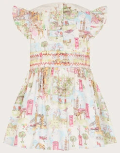 MONSOON Baby London Print Dress Ivory 8 MONSOON Baby London Print Dress Ivory -Amour Fashion 03 51219926 3