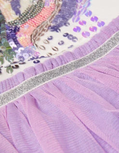 MONSOON Disco Unicorn Dress Purple -Amour Fashion 03 51300315 4