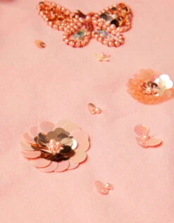 MONSOON Butterfly Collar Sweat Dress Pink -Amour Fashion 03 51302439 4