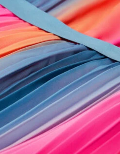 MONSOON Pleated Ombre Swing Dress Pink -Amour Fashion 03 51303812 4