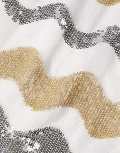 MONSOON Disco Sequin Wave Dress White -Amour Fashion 03 51318528 4